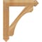 Ekena Millwork Legacy Arts & Crafts Rough Sawn Bracket, Western Red Cedar, 4"W x 24"D x 28"H BKT04X24X28LEC03RWR - alternate 4